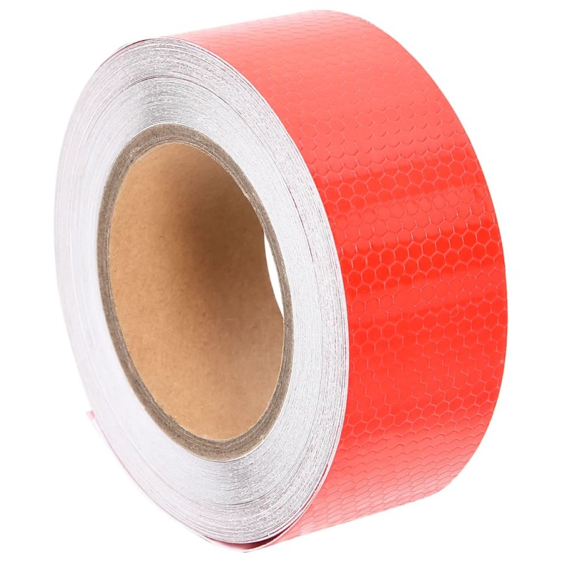 Nastro Riflettente Rosso 5 cm x 20 m PVC Nastro Riflettente Rosso 5 cm x 20 m PVC