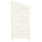vidaXL Capanno da Giardino Bianco 102x52x112cm Legno Massello di Abete vidaXL Capanno da Giardino Bianco 102x52x112cm Legno Massello di Abete