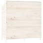 vidaXL Capanno da Giardino Bianco 102x52x112cm Legno Massello di Abete vidaXL Capanno da Giardino Bianco 102x52x112cm Legno Massello di Abete