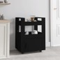 Carrello da Cucina Nero 60x45x80 cm in Legno Multistrato Carrello da Cucina Nero 60x45x80 cm in Legno Multistrato