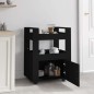 Carrello da Cucina Nero 60x45x80 cm in Legno Multistrato Carrello da Cucina Nero 60x45x80 cm in Legno Multistrato