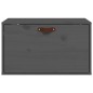 Pensile Grigio 60x30x35 cm in Legno Massello di Pino Pensile Grigio 60x30x35 cm in Legno Massello di Pino