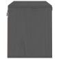 Pensile Grigio 60x30x35 cm in Legno Massello di Pino Pensile Grigio 60x30x35 cm in Legno Massello di Pino