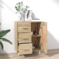 Credenza Rovere Sonoma 69,5x34x90 cm in Legno Multistrato Credenza Rovere Sonoma 69,5x34x90 cm in Legno Multistrato