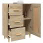 Credenza Rovere Sonoma 69,5x34x90 cm in Legno Multistrato Credenza Rovere Sonoma 69,5x34x90 cm in Legno Multistrato