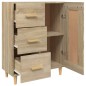 Credenza Rovere Sonoma 69,5x34x90 cm in Legno Multistrato Credenza Rovere Sonoma 69,5x34x90 cm in Legno Multistrato