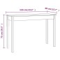 Tavolo Consolle Miele 110x40x75 cm in Legno Massello di Pino Tavolo Consolle Miele 110x40x75 cm in Legno Massello di Pino
