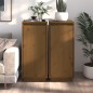 Credenze 2 pz Miele 31,5x34x75 cm in Legno Massello di Pino Credenze 2 pz Miele 31,5x34x75 cm in Legno Massello di Pino