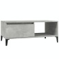 Tavolino Salotto Grigio Cemento 90x50x36,5 cm Legno Multistrato Tavolino Salotto Grigio Cemento 90x50x36,5 cm Legno Multistrato