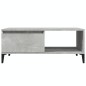 Tavolino Salotto Grigio Cemento 90x50x36,5 cm Legno Multistrato Tavolino Salotto Grigio Cemento 90x50x36,5 cm Legno Multistrato