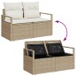 vidaXL Set di divani da giardino 11 pezzi con cuscini marroni in rattan sintetico vidaXL Set di divani da giardino 11 pezzi con cuscini marroni in rattan sintetico