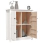 Credenza Bianca 83x41,5x100 cm in Legno Massello di Pino Credenza Bianca 83x41,5x100 cm in Legno Massello di Pino
