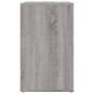 Comodino Grigio Sonoma 50x36x60 cm in Legno Multistrato Comodino Grigio Sonoma 50x36x60 cm in Legno Multistrato