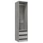 Armadio con Cassetti Grigio Sonoma 50x50x200 Legno Multistrato Armadio con Cassetti Grigio Sonoma 50x50x200 Legno Multistrato