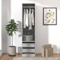 Armadio con Cassetti Grigio Sonoma 50x50x200 Legno Multistrato Armadio con Cassetti Grigio Sonoma 50x50x200 Legno Multistrato