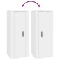Set di Mobili Porta TV 4 pz Bianco in Legno Multistrato Set di Mobili Porta TV 4 pz Bianco in Legno Multistrato