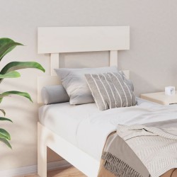 vidaXL Testiera per Letto Bianca 103,5x3x81 cm Legno Massello di Pino