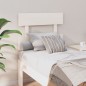 vidaXL Testiera per Letto Bianca 103,5x3x81 cm Legno Massello di Pino vidaXL Testiera per Letto Bianca 103,5x3x81 cm Legno Massello di Pino