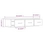 Armadietto Parete Rovere Marrone 88x26x18,5cm Legno Multistrato Armadietto Parete Rovere Marrone 88x26x18,5cm Legno Multistrato