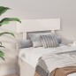 vidaXL Testiera per Letto Bianca 103,5x3x81 cm Legno Massello di Pino vidaXL Testiera per Letto Bianca 103,5x3x81 cm Legno Massello di Pino