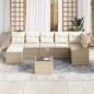 vidaXL Set da Pranzo da Giardino 8 Pezzi con Cuscini, Marrone, Rattan vidaXL Set da Pranzo da Giardino 8 Pezzi con Cuscini, Marrone, Rattan