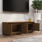 Mobile TV Miele 110x34x40 cm in Legno Massello di Pino Mobile TV Miele 110x34x40 cm in Legno Massello di Pino
