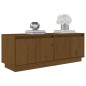 Mobile TV Miele 110x34x40 cm in Legno Massello di Pino Mobile TV Miele 110x34x40 cm in Legno Massello di Pino