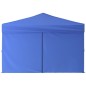 vidaXL Tenda per Feste Pieghevole con Pareti Laterali Blu 3x3 m vidaXL Tenda per Feste Pieghevole con Pareti Laterali Blu 3x3 m