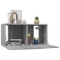 Mobile TV Pensile Grigio Sonoma 60x30x30cm in Legno Multistrato Mobile TV Pensile Grigio Sonoma 60x30x30cm in Legno Multistrato