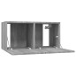 Mobile TV Pensile Grigio Sonoma 60x30x30cm in Legno Multistrato Mobile TV Pensile Grigio Sonoma 60x30x30cm in Legno Multistrato