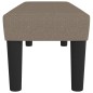 Panca Tortora 100x30x30 cm in Tessuto