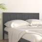 Testiera per Letto Grigia 155,5x4x100 cm Legno Massello di Pino Testiera per Letto Grigia 155,5x4x100 cm Legno Massello di Pino