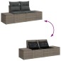 vidaXL Set da giardino 8 pezzi con cuscini in rattan sintetico nero vidaXL Set da giardino 8 pezzi con cuscini in rattan sintetico nero