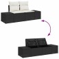 vidaXL Set di divani da giardino da 8 pezzi con cuscini in rattan sintetico nero vidaXL Set di divani da giardino da 8 pezzi con cuscini in rattan sintetico nero