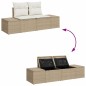 vidaXL Set da giardino 8 pezzi con cuscini beige in rattan polietilene. vidaXL Set da giardino 8 pezzi con cuscini beige in rattan polietilene.