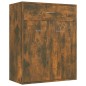 Credenza Rovere Fumo 60x30x75 cm in Legno Multistrato Credenza Rovere Fumo 60x30x75 cm in Legno Multistrato
