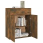 Credenza Rovere Fumo 60x30x75 cm in Legno Multistrato Credenza Rovere Fumo 60x30x75 cm in Legno Multistrato