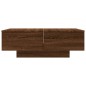 Tavolino Salotto Rovere Marrone 90x60x31 cm Legno Multistrato