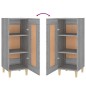 Credenza Grigio Sonoma 34,5x34x90 cm in Legno Multistrato Credenza Grigio Sonoma 34,5x34x90 cm in Legno Multistrato
