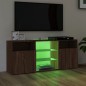 Mobile Porta TV con Luci LED Rovere Marrone 120x30x50 cm Mobile Porta TV con Luci LED Rovere Marrone 120x30x50 cm