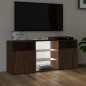 Mobile Porta TV con Luci LED Rovere Marrone 120x30x50 cm Mobile Porta TV con Luci LED Rovere Marrone 120x30x50 cm
