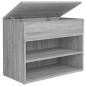 Scarpiera Grigio Sonoma 60x30x45 cm in Legno Multistrato Scarpiera Grigio Sonoma 60x30x45 cm in Legno Multistrato