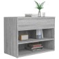 Scarpiera Grigio Sonoma 60x30x45 cm in Legno Multistrato Scarpiera Grigio Sonoma 60x30x45 cm in Legno Multistrato