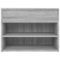 Scarpiera Grigio Sonoma 60x30x45 cm in Legno Multistrato Scarpiera Grigio Sonoma 60x30x45 cm in Legno Multistrato