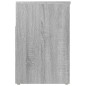 Scarpiera Grigio Sonoma 60x30x45 cm in Legno Multistrato Scarpiera Grigio Sonoma 60x30x45 cm in Legno Multistrato