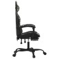 Sedia da Gaming Girevole Poggiapiedi Nero e Mimetico Similpelle Sedia da Gaming Girevole Poggiapiedi Nero e Mimetico Similpelle
