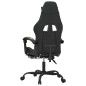 Sedia da Gaming Girevole Poggiapiedi Nero e Mimetico Similpelle Sedia da Gaming Girevole Poggiapiedi Nero e Mimetico Similpelle