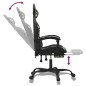 Sedia da Gaming Girevole Poggiapiedi Nero e Mimetico Similpelle Sedia da Gaming Girevole Poggiapiedi Nero e Mimetico Similpelle
