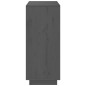 Credenza Grigia 70x34x80 cm in Legno Massello di Pino Credenza Grigia 70x34x80 cm in Legno Massello di Pino