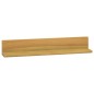 Mensole da Parete 2 pz 60x10x10 cm in Legno Massello di Teak Mensole da Parete 2 pz 60x10x10 cm in Legno Massello di Teak